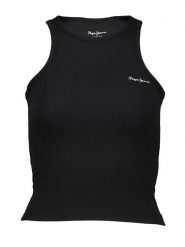 Pepe Jeans Top w kolorze czarnym rozmiar: S. Czarne topy damskie Pepe Jeans, s, bez wzorów, z jeansu, bez ramiączek. Za 96.60 zł.