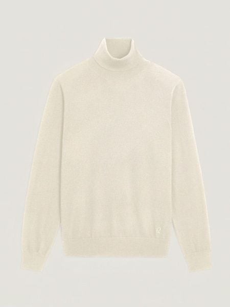 Rodier Wełniany sweter w kolorze kremowym rozmiar: S. Brązowe swetry męskie Rodier, s, bez wzorów, z wełny, bez kołnierzyka. Za 274.99 zł.