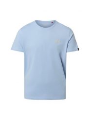 Alpha Industries T-shirt Mężczyźni Bawełna niebieski, M. Niebieskie t-shirty męskie Alpha Industries, m, bez wzorów, z bawełny, bez kołnierzyka. Za 79.95 zł.
