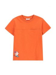 Coccodrillo T-Shirt WC5143202HBK Pomarańczowy Regular Fit. Brązowe t-shirty chłopięce COCCODRILLO, bez wzorów, z bawełny, bez ramiączek. Za 29.99 zł.