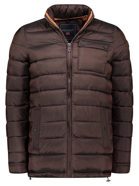 Geographical Norway Kurtka pikowana "Bangkok" w kolorze brązowym rozmiar: S. Brązowe kurtki męskie Geographical Norway, s, bez wzorów, bez kaptura. Za 174.84 zł.