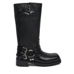 Oficerki MICHAEL Michael Kors. Czarne kozaki damskie MICHAEL Michael Kors, bez obcasa, na płaskiej podeszwie. Za 889.99 zł.