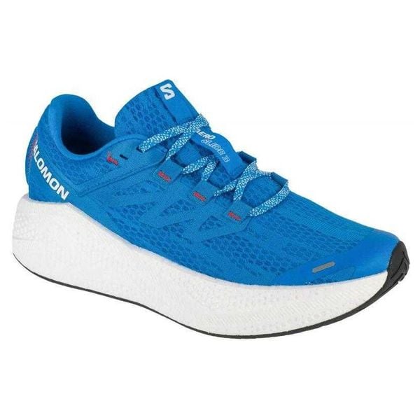 Trampki Męskie Aero Glide 3. Niebieskie trampki i tenisówki męskie Salomon, bez wzorów, bez zapięcia. Za 801.99 zł.