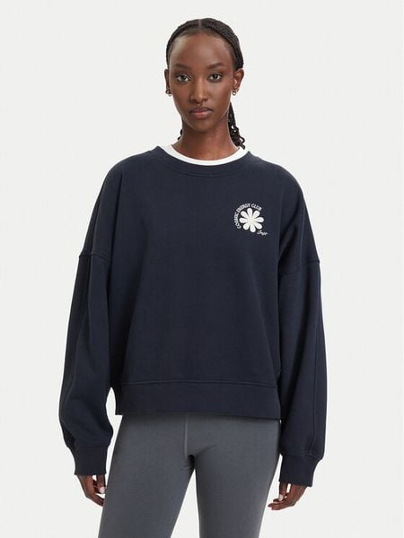 BOSS Bluza C Ever 6 50567113 Granatowy Oversize. Niebieskie bluzy bez kaptura damskie Boss, m, z bawełny. Za 554.99 zł.