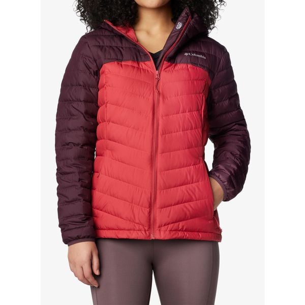 Kurtka puchowa damska Columbia Westridge Hooded Down Jacket. Czerwone kurtki damskie Columbia, m, bez wzorów, z puchu, bez kaptura. Za 496.99 zł.
