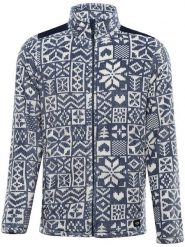 Alpine Pro Kurtka polarowa "Eflin" w kolorze granatowo-białym rozmiar: M. Białe kurtki męskie Alpine Pro, m, bez wzorów, z materiału, bez kaptura. Za 158.47 zł.