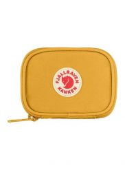 Portfel Fjallraven Kanken Card Wallet - ochre. Żółte portfele damskie Fjällräven, bez wzorów, z bawełny. Za 129.99 zł.