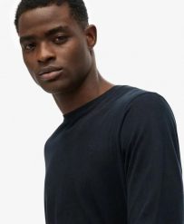 Superdry Classic Essential Top – relaxed fit, 100% bawełna organiczna. Niebieskie topy sportowe damskie Superdry., uniwersalny, bez wzorów, z bawełny, bez ramiączek. Za 167.60 zł.