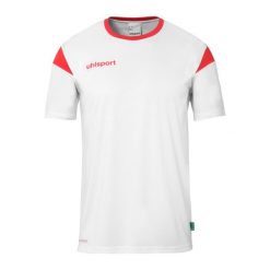 Koszulka Uhlsport Squad 27. Białe t-shirty sportowe męskie UHLSPORT, l, bez ramiączek, do piłki nożnej. Za 122.50 zł.