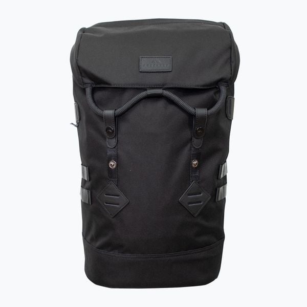Plecak miejski Doughnut Colorado Reborn Black Series 19. Czarne plecaki damskie Doughnut, bez wzorów, z materiału, biznesowe. Za 479.99 zł.