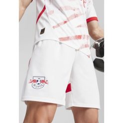 Męskie szorty RB Leipzig PUMA White For All Time Red. Białe szorty męskie Puma, bez wzorów, sportowe. W wyprzedaży za 179.25 zł.