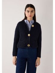 More & More Kardigan w kolorze granatowym rozmiar: 44. Niebieskie kardigany damskie MORE & MORE, bez wzorów, ze splotem. Za 188.40 zł.