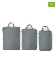 Puccini 3-częściowy zestaw w kolorze szarym rozmiar: onesize. Szare walizki Puccini, bez wzorów, z materiału. Za 154.43 zł.