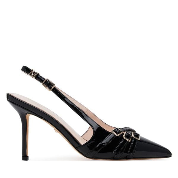 Szpilki Marciano Guess. Czarne szpilki Marciano Guess, z aplikacjami, bez obcasa. Za 539.99 zł.