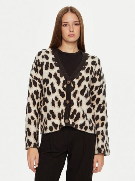 Brave Soul Kardigan LKC-248FEASTON Czarny Regular Fit. Czarne kardigany damskie Brave Soul, s, bez wzorów, z syntetyku. Za 129.99 zł.