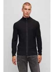 Hugo Boss Underwear Kardigan w kolorze czarnym rozmiar: S. Czarne kardigany męskie Hugo Boss Underwear, s, bez wzorów, z bawełny, bez kołnierzyka. Za 430.95 zł.
