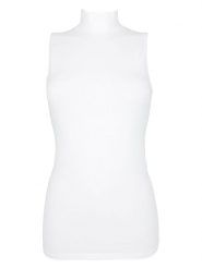 COTONELLA Top w kolorze białym rozmiar: L. Białe topy damskie Cotonella, l, bez wzorów, bez kołnierzyka. Za 36.95 zł.