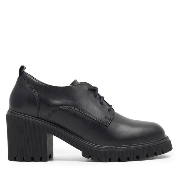 Półbuty Lasocki. Czarne półbuty damskie Lasocki, bez wzorów, bez obcasa, na obcasie. Za 249.99 zł.