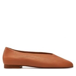 Baleriny Balagan. Brązowe baleriny damskie BALAGAN, bez wzorów, bez obcasa. Za 399.99 zł.