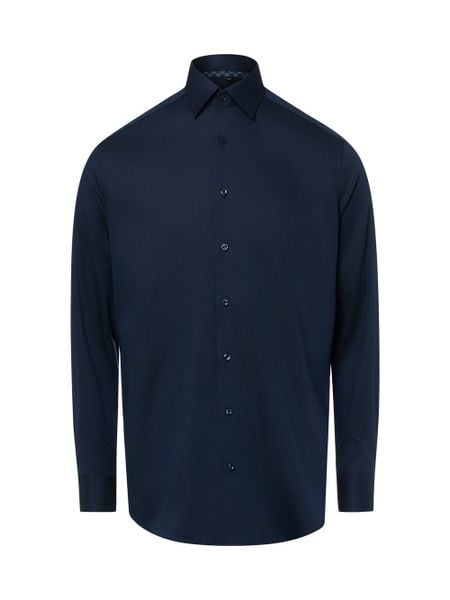 Finshley & Harding koszula biznesowa Mężczyźni Modern Fit Bawełna (100%) niebieski, 40. Niebieskie koszule męskie Finshley & Harding, m, bez wzorów, z bawełny, bez kołnierzyka, bez ramiączek. Za 229.95 zł.