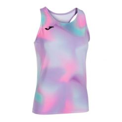 Tank top do biegania damski Joma R-Trail Nature. Czerwone topy damskie Joma, xl, bez wzorów, bez kołnierzyka. Za 109.99 zł.