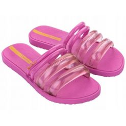 Klapki dla kobiet Ipanema PUFFER TIRAS FEM. Niebieskie klapki damskie Ipanema, bez wzorów, bez obcasa. Za 94.99 zł.