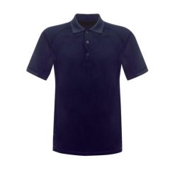 Męska Koszulka Polo Coolweave. Niebieskie koszulki polo męskie Regatta, m, bez wzorów, z materiału, bez ramiączek. Za 88.99 zł.