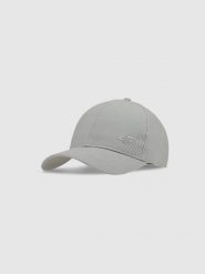 4F Czapka z daszkiem strapback uniseks - szara L/XL. Szare czapki z daszkiem damskie 4f, bez wzorów, z bawełny. W wyprzedaży za 39.99 zł.