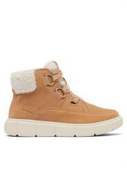 Sorel Botki Explorer III Nw La 2077961252 Brązowy. Brązowe botki damskie Sorel, ze skóry, bez obcasa, na płaskiej podeszwie, bez zapięcia. Za 489.99 zł.