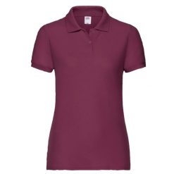 Koszulka Polo Damska. Fioletowe bluzki sportowe damskie Fruit of the Loom, m, bez wzorów, bez ramiączek. Za 78.99 zł.