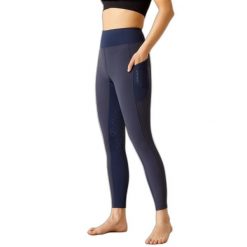 Damskie legginsy jeździeckie o średniej przyczepności Ariat Boreas. Niebieskie legginsy damskie Ariat, m, bez wzorów, z elastanu. Za 617.50 zł.
