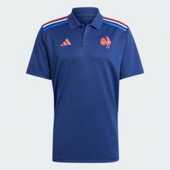 Koszulka France Rugby Home Supporter Polo. Niebieskie koszulki polo męskie Adidas, xl, z aplikacjami, z materiału, bez ramiączek. Za 299.00 zł.