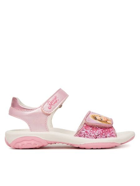 Primigi Sandały 1384300 S Różowy. Czerwone sandały dziewczęce Primigi, ze skóry, bez zapięcia. Za 249.99 zł.