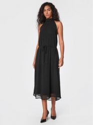Bruuns Bazaar Sukienka koktajlowa Gabby BBW3145 Czarny Regular Fit. Czarne sukienki damskie Bruuns Bazaar, bez wzorów, z syntetyku, wizytowe, bez kołnierzyka, bez ramiączek. Za 489.99 zł.