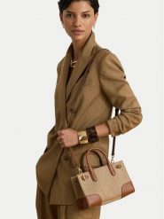 LAUREN RALPH LAUREN Torebka 431P18429002 Beżowy. Brązowe torebki klasyczne damskie Lauren Ralph Lauren, bez wzorów, z materiału, bez dodatków. Za 1,499.00 zł.