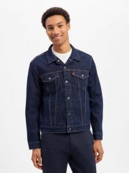 Levi's kurtka jeansowa Mężczyźni Bawełna niebieski, L. Niebieskie kurtki męskie Levi's, l, bez wzorów, z bawełny, bez kaptura. Za 649.95 zł.