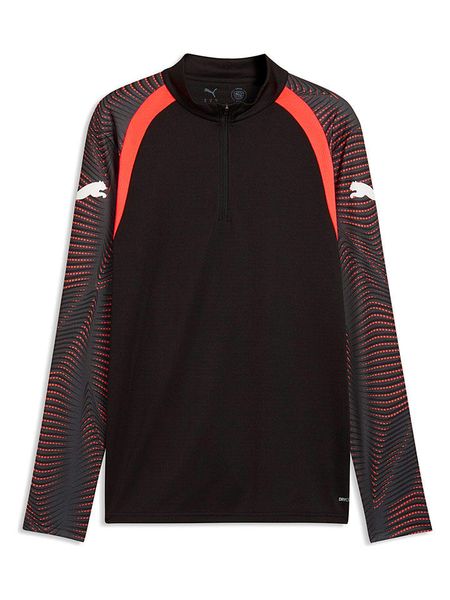 Puma Koszulka sportowa "individualFINAL" w kolorze czarno-pomarańczowym rozmiar: L. Czarne t-shirty sportowe męskie Puma, l, bez ramiączek, outdoorowe. Za 174.95 zł.