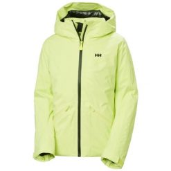 Damska kurtka narciarska Helly Hansen Courchevel. Zielone kurtki narciarskie i snowboardowe damskie Helly Hansen, xl, bez wzorów, z poliamidu, narciarskie, primaloft. Za 1,415.00 zł.