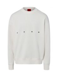 HUGO Bluza Mężczyźni Bawełna (100%) biały, XXL. Białe bluzy bez kaptura męskie Hugo, m, z bawełny. Za 629.95 zł.