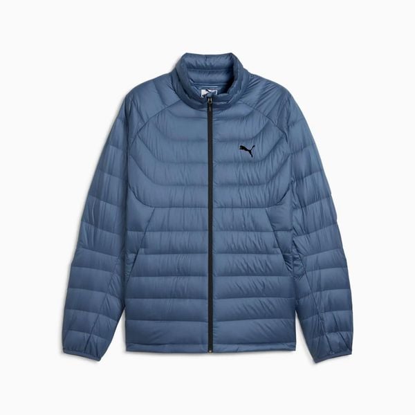 Kurtka puchowa męska Puma PACKLITE DOWN niebieska 68521580 r M. Niebieskie kurtki męskie Puma, l, bez wzorów, z puchu, bez kaptura. Za 324.62 zł.