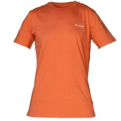 T-shirt sportowy z krótkim rękawem męski Rapid Ridge Back Graphic Tee II. Brązowe t-shirty męskie Columbia, l, bez wzorów, z bawełny, bez kołnierzyka. Za 99.99 zł.