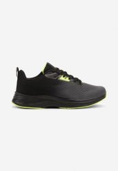 Czarno-Szare Buty Sportowe Sneakersy Ozdobione Tłoczeniem Sarivara. Czarne buty sportowe na co dzień męskie Born2be, z jeansu, bez zapięcia. Za 89.99 zł.