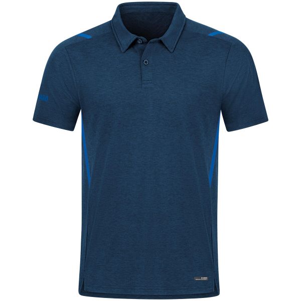 Damska koszulka polo Jako Challenge. Niebieskie bluzki sportowe damskie Jako, bez wzorów, z elastanu, bez ramiączek. Za 242.60 zł.