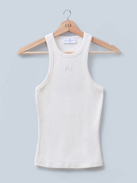 LeGer Top "Dena" w kolorze białym rozmiar: 40. Białe topy damskie LeGer, bez wzorów, bez ramiączek. Za 100.28 zł.