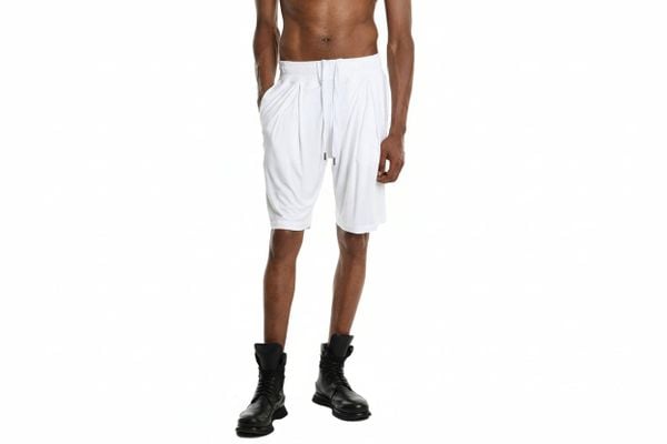 La Haine Inside Us Szorty | 3M M1240 | Mężczyzna | Biały. Białe szorty męskie La Haine Inside Us, z bawełny, bez kołnierzyka. W wyprzedaży za 489.00 zł.