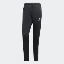 Spodnie treningowe do piłki nożnej ADIDAS Sereno. Czarne spodnie dresowe damskie Adidas, l, z dresówki, do piłki nożnej. Za 179.99 zł.