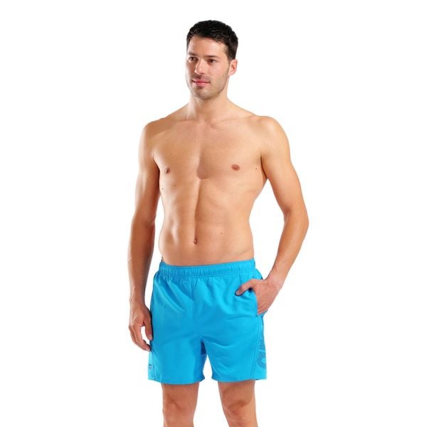 Spodenki kąpielowe męskie Arena Fundamentals Arena Logo Boxer R. Niebieskie kąpielówki męskie Arena, l, bez wzorów, z poliesteru, do pływania. Za 119.99 zł.