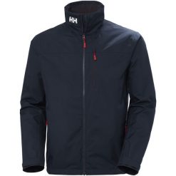 Kurtka wodoodporna Helly Hansen Crew 2.0. Niebieskie kurtki męskie Helly Hansen, m, bez wzorów, z materiału, eleganckie, z kapturem. Za 692.50 zł.