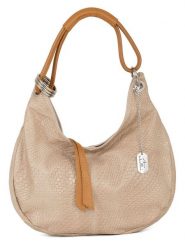 Anna Morellini Skórzana torebka "Concetta" w kolorze beżowym - 38 x 34 x 10 cm rozmiar: onesize. Brązowe torebki klasyczne damskie Anna Morellini, bez wzorów, z materiału, bez dodatków. Za 295.99 zł.