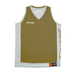 Koszulka koszykarska Spalding Reversible Tanktop Dwustronna. Zielone bluzki sportowe damskie Spalding, xl, z materiału, bez ramiączek, na fitness i siłownię. Za 153.25 zł.